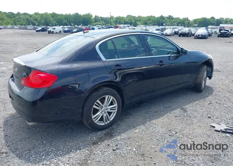 2012 Infiniti G37X z USA, uszkodzony, nr VIN JN1CV6AR1CM672373